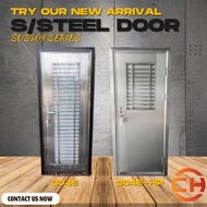 304 Stainless Steel Back Door (3' x 7' / 3.5' x 7') | Free Welding Installation in Klang Valley