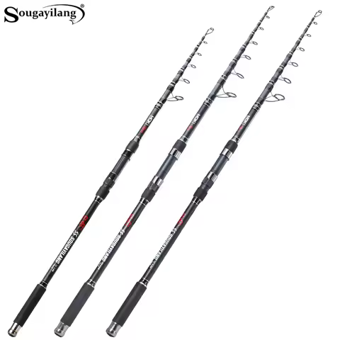 Sougayilang Telescopic Carp Rod 3.6-4.2M High Carbon Material EVA Non Slip Grip Professional Fishing