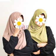 Hijab Umma Scarf Voal Miracle Umama Plain Logo Lasercut 110x110cm Jilbab Kerudung Segi Empat