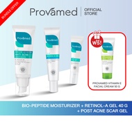 Set : Provamed retinol a gel 40g & Provamed Bio Moist. & Provamed Post acne 10g