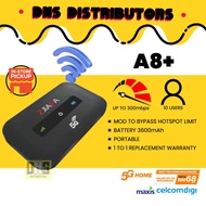 Modified 4G LTE MiFi A8+ Pocket WiFi Unlimited Hotspot MiFi Router Unlimited Internet D5 D6 D921 HUA