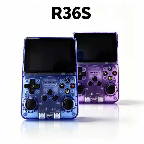 R36S Pocket Retro Handheld Game Player with Linux Operating System, Built-in 3.5 Inch IPS Display, P