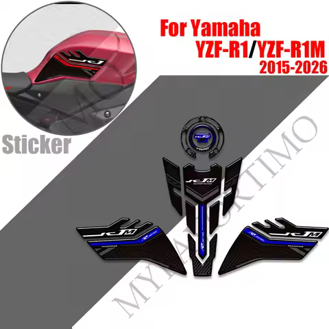 Kit Yamaha Tank pad For Yamaha YZF-R1 YZF-R1M YZFR1 YZFR1M YZF R1 R1M 2015-2026 Motorcycle stcikers 
