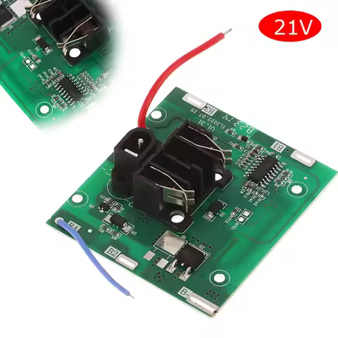 1Pcs 21v Bms 5s 20A Electric Angle Grinder 3.7V Li Ion Battery Protection PCB Board Drill Accessorie