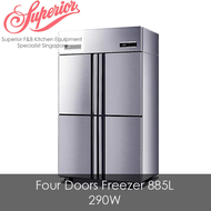 [Commercial Equipment][Superior Kitchen Equipment] Four Door Upright Freezer