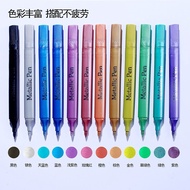 12色彩色金属笔记号笔软头马克笔防水速干不掉色手账画画彩绘diy12 Color Color Metal Pen Marker Soft Head Markq2r7yf6m123.my20251110