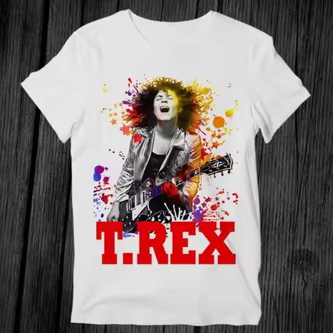 T.REX Band Mark Bolan Rock Punk T Shirt Unisex Adult Mens Womens Gift Cool Music Fashion Top Vintage