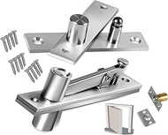 JadwigaS Hidden Door Pivot Hinges - 360 Degree Rotation - Holds up to 100kg/220lbs - Premium Stainle