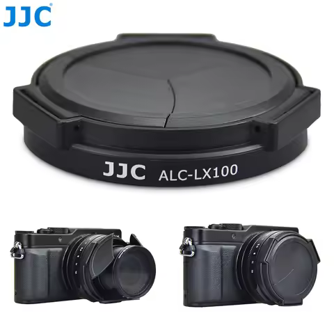 JJC DMW-LFAC1 Auto Lens Cap Cover for LEICA D-Lux8 D-LUX 7 D-LUX(Typ 109) Panasonic LUMIX DMC-LX100 
