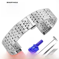 Dây Đeo Đồng Hồ Geya Bằng Thép Không Gỉ Dây Đeo Nam Nữ 14 16 18 20mm Khóa Bướm Dây Đeo Đồng Hồ Bằng