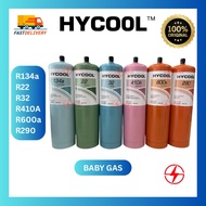 [Original|Genuine] HYCOOL AIRCOND REFRIGERANT GAS BABY GAS R134a R22 R32 R410A R600a R290