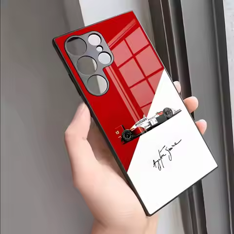 Ayrton Senna F1 Phone Case for S24 Ultra Samsung S23 Fe S22 S20 S21 25 Plus Galaxy A54 A34 A24 A53 A