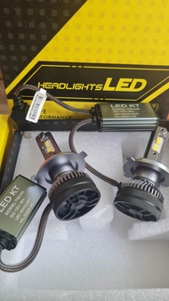 Led H11 4300k 9006 HB4 vàng nắng bám đường siêu sáng mã đèn T50