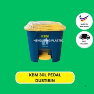 kbm 30l pedal dustbin