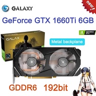 default Geforce GTX 1660 TI 12Nm 6G GDDR6 192Bit HDMI/DVI-D Graphics Cards 12000 Mhz PCI-E 3.0 16 GP