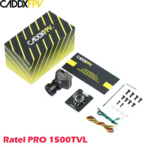 CADDX Ratel Pro 1500TVL 9.5g Ultra Light FOVD NTSC/PAL CMOS FPV Starlight Night Vision Camera for FP