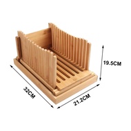 YYMALL-ขนาดกะทัดรัดพับที่ตัดขนมปังตัดคู่มือเครื่องเก็บเศษอาหารถาดสำหรับขนมปังโฮมเมดเค้กLoaf & Amp Ba