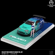 TM644436-1 - TIME MICRO 1/64 TOYOTA SUPRA A80Z FALKEN W/FIGURE