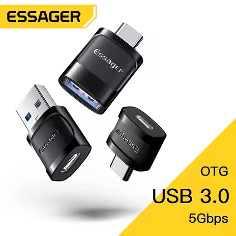Essager OTG Type C To USB Micro USB To Type C Adapter OTG USB To Type C Adapter For Macbook Xiaomi H