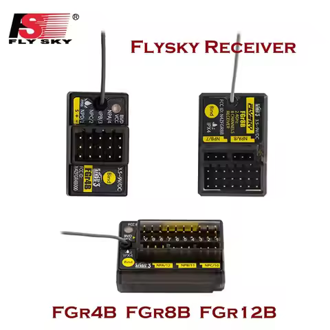 Original Flysky FGr4B FGr8B FGr12B 2.4GHz Receiver for PL18 NB4 NB4 Lite AFHDS3 transmitter for RC v
