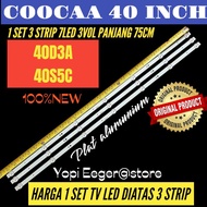 COOCAA 40 INCH LED TV BACKLIGHT 40D3A-40S5C COOCAA 40 INCH TV BACKLIGHT