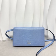 Gucci / 古馳 長銀包 藍色WOC 斜挎包