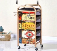 รถเข็นเสริมสวย รถเข็นร้านเสริมสวย Salon Trolley