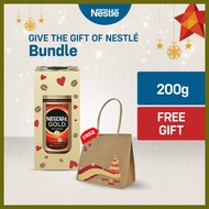 [FREE BAG] Nescafe Gold Intense Premium Instant Coffee 200g [with Gift Box]