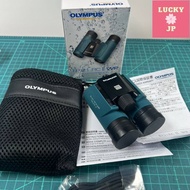 กล้องส่องทางไกล OLYMPUS 8X21ขนาดกะทัดรัดน้ำหนักเบากันน้ำสีฟ้า8X21RC II WP BLU