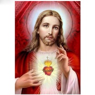 DIY 5D Diamond Embroidery,Christ, religious figure Round Diamond Full Diamond painting cross stitch， bead painting