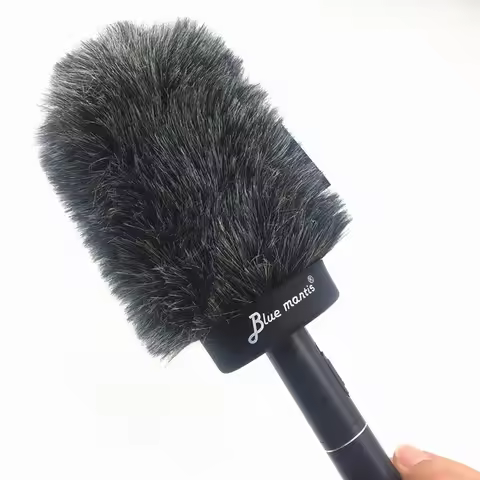 Fur Windscreen Furry Windshield Muff for mke600 Ecm673674 Condenser Microphone Wind Shield Protectio