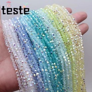 10pcs Loose Spacer Beads, Colorful Glass Bicone Crystal Beads,  Austria Faceted 4mm DIY Crystal Bead