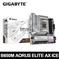 GIGABYTE | GIGABYTE New B650M AORUS ELITE AX ICE Micro-ATX AMD B650 DDR5 192GB DDR5 8000 (OC) MHz M.