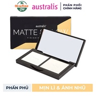 Phấn Phủ Australis Kết Hợp Mịn Lì Và Ánh Nhũ 9g