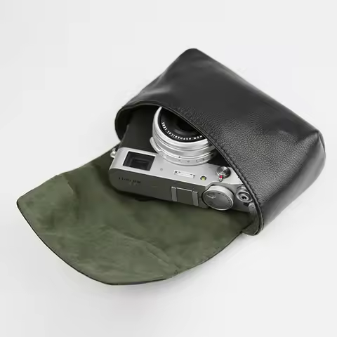 Roadfisher Leather Nylon Camera Bag Pouch Protect Case Cover For Fuji X100F X100T X100S X100 X100V L