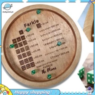 【ouwym9al】Wooden Dice Tray for Farkle Classic Dice Game, Farkle Dice Tray, Farkle Classic Dice Game,