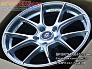 ล้อแม็กซ์ใหม่ Lenso ProjectD RACE3 สีไฮเปอร์ซิลเวอร์ 5รู114 ขอบ 17นิ้ว (4 วง)