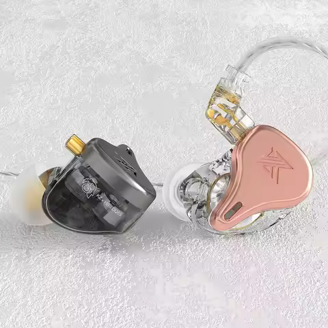KZ HBB DQ6S 3 Unit Dynamic In Ear Earphones Heavy Bass Convertible HiFi Metal Earbuds Music Monitori