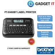 BROTHER PT-D460BT HANDHELD P-TOUCH LABELING MACHINE BLUETOOTH USB PRINTER (PTD460BT) - NEW REPLACEME