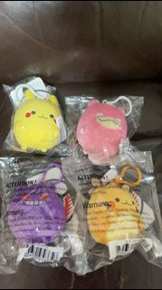 Pokemon Keyring 比卡超 耿鬼 小呆獸 咚咚鼠 公仔