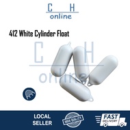 412 Pelampung | 412White Cylinder Float | Pelampung Putih | Float 412 | Pelampung Panjang