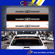 Mugen Power Car Sunshield Sticker / S53