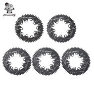 Amuzocity 110BCD 130BCD Road Bicycle Sprockets Double Chainwheel Chainring 7/8/9/10  Bike  Plate Par