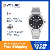 FOSSIL Quartz FS5821 EVERETT Simple Date Black Silver Stainless  Wrist Watch For Men from YOSUKI JAPAN / FS5821 (  FS5821   FS5 FS58   )