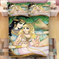 daughters of the nile fitted Bedsheet + pillowcase Bed set 3D printed size Single/Super single/queen/king