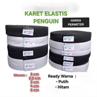PER METER: ELASTIC RUBBER PENGUIN | PENGUIN RUBBER COLOR RUBBER Elastic Band Sewing Elastic Band for