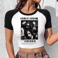 Tokio Hotel Crop Top - Grunge Style Summer Fashion