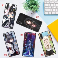 Huawei Y6 Y7 Y9 Prime 2018 2019 P Smart 2021 Phone Case XW2 Anime Girl Neko