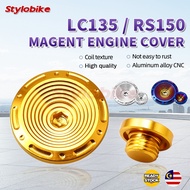 RS150 LC135 Engine Cover Nut CNC Alloy Magnet Engine Cover Nut Titanium Gold Silver Honda 2Biji Magn
