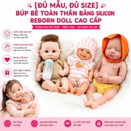 {All Sizes} Premium Silicone Reborn Doll Full Body Doll